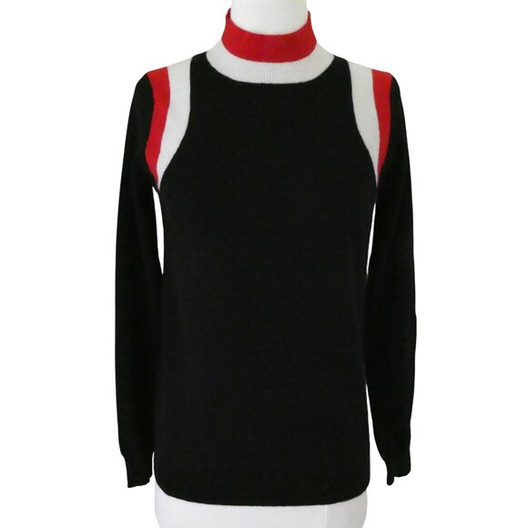 MADELEINE THOMPSON Lapwing Striped Cashmere Sweater sz S - Picture 1 of 5